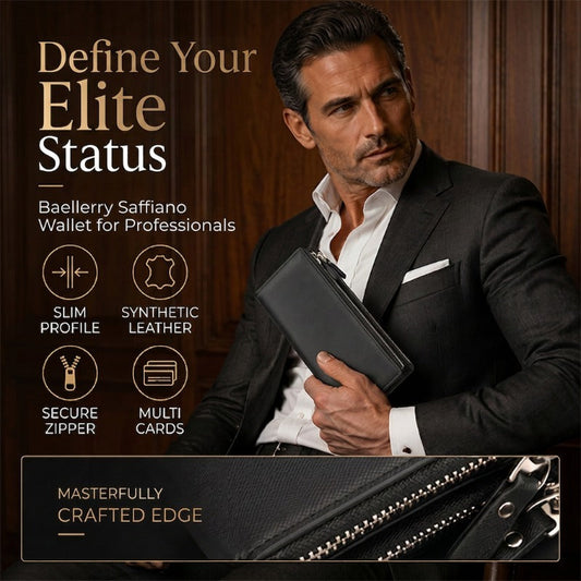 👔💼 PROMO -50% ! Portefeuille Long Slim Homme – Design Ultra-Fin Élégant, Grande Capacité Multi-Compartiments, Cuir Premium, Cadeau Idéal · 2 Coloris Noir & Café ✨