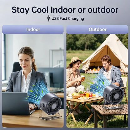 High-Speed Desktop Fan with TEC Cooling
