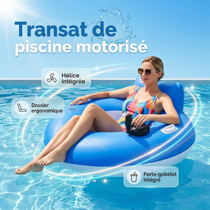Transat De Piscine Gonflable Motorisé Avec Hélice