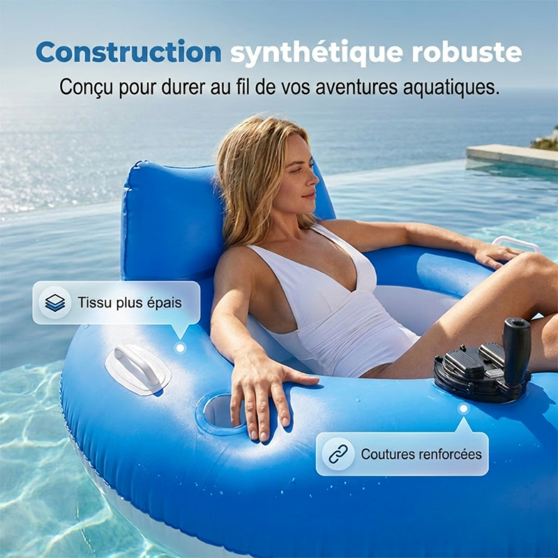 Transat De Piscine Gonflable Motorisé Avec Hélice