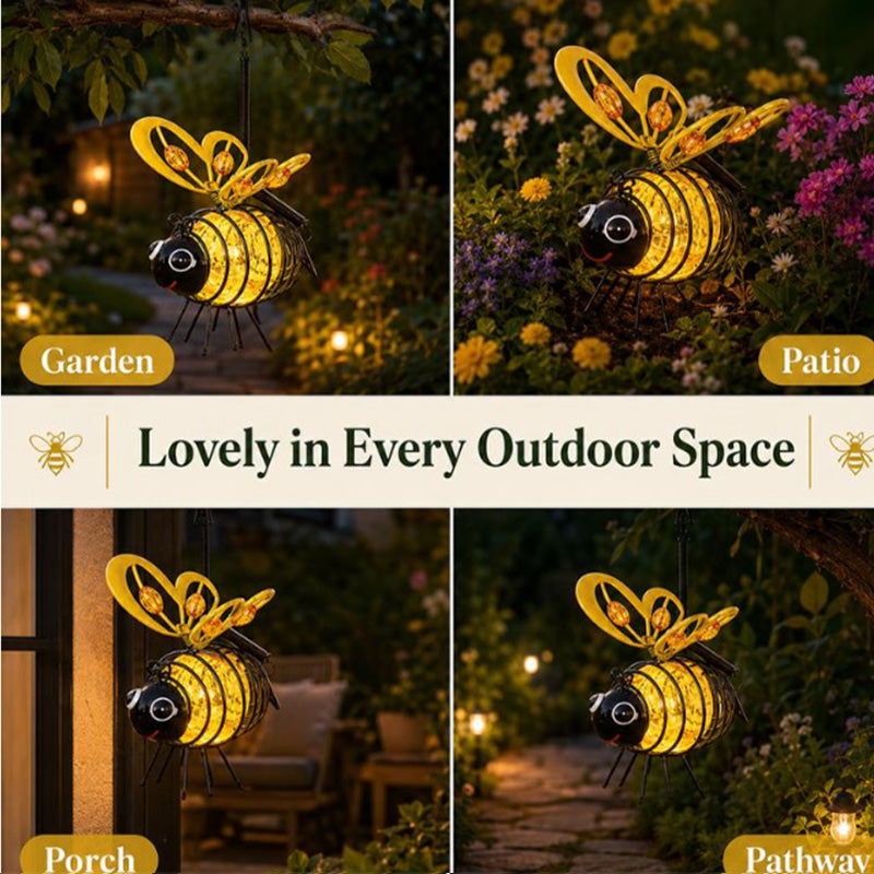 🐝Lumière Abeille Solaire Suspendue❤️
