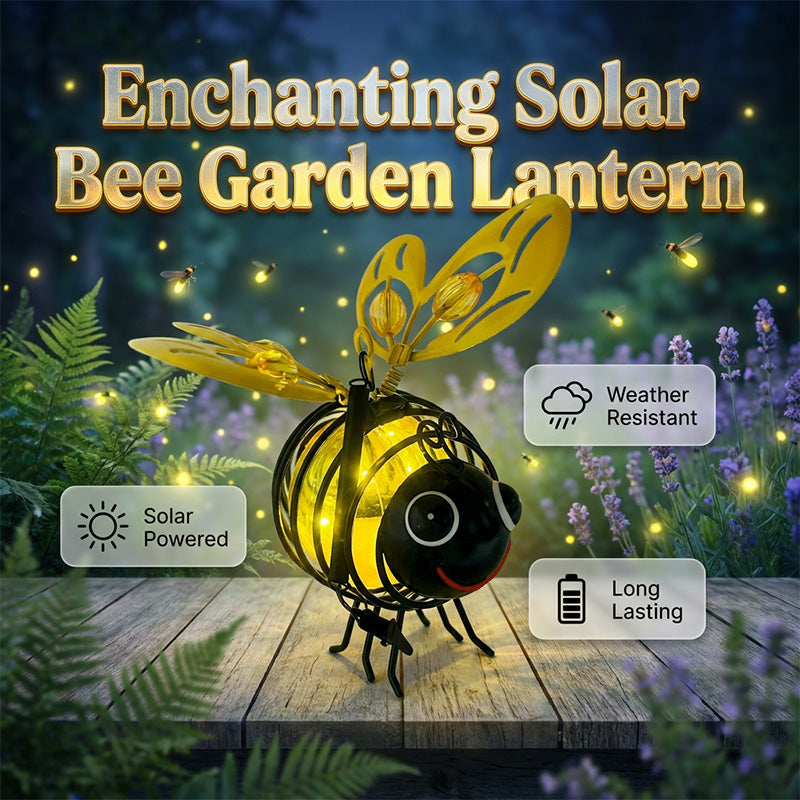 🐝Lumière Abeille Solaire Suspendue❤️